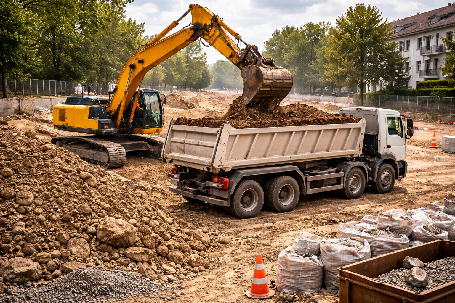 Évacuation et gestion des déblais