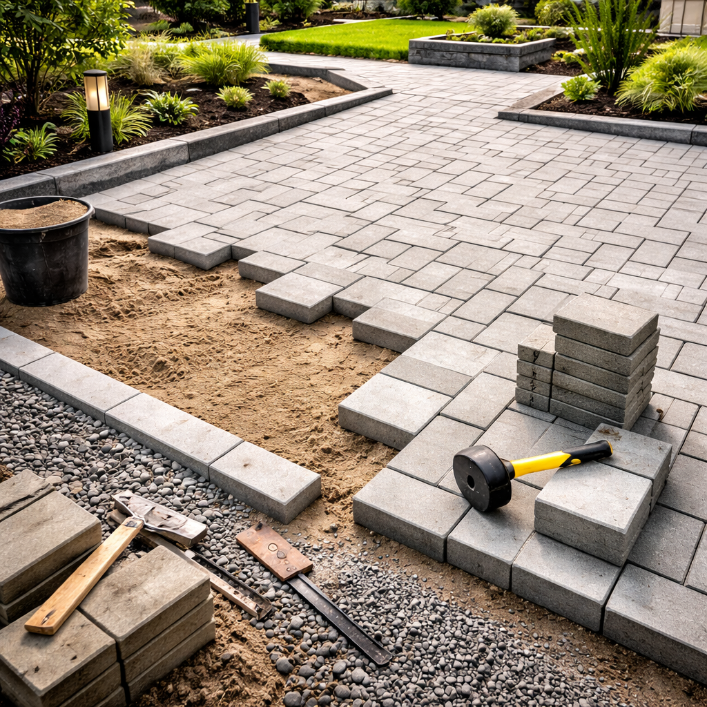 Aménagement extérieur, dallage & maçonnerie